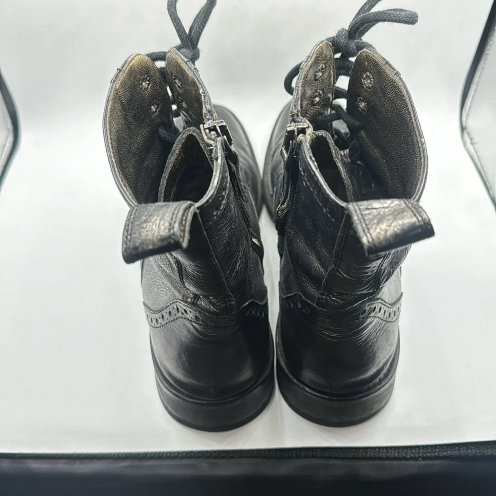 Johnston & Murphy Combat Boots Metallic - Picture 5 of 10